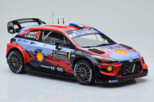 Hyundai i20 Coupe WRC #9 S. Loeb / I. Galmiche Rally Monte Carlo 2020 IXO 1:18 18RMC067B Metal - imagen 4 de 6