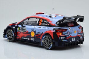 Hyundai i20 Coupe WRC #9 S. Loeb / I. Galmiche Rally Monte Carlo 2020 IXO 1:18 18RMC067B Metal - imagen 5 de 6