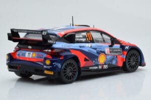 Hyundai i20 N Rally1 #11 T. Neuville / M. Wydaeghe Rally Monte Carlo 2022 IXO 1:18 18RMC112 Metal - imagen 2 de 6