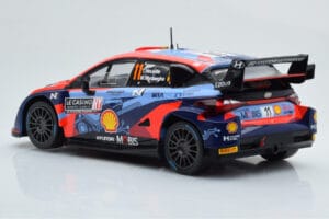Hyundai i20 N Rally1 #11 T. Neuville / M. Wydaeghe Rally Monte Carlo 2022 IXO 1:18 18RMC112 Metal - imagen 5 de 6