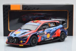 Hyundai i20 N Rally1 #11 T. Neuville / M. Wydaeghe Rally Monte Carlo 2022 IXO 1:18 18RMC112 Metal - imagen 6 de 6