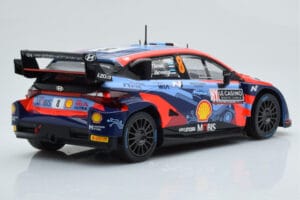 Hyundai i20 N Rally1 #8 O. Tanak / M. Jarveoja Rally Monte Carlo 2022 IXO 1:18 18RMC113 Metal - imagen 2 de 6