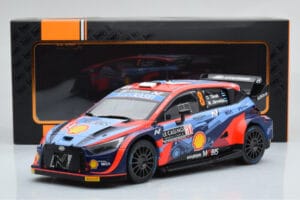Hyundai i20 N Rally1 #8 O. Tanak / M. Jarveoja Rally Monte Carlo 2022 IXO 1:18 18RMC113 Metal - imagen 6 de 6