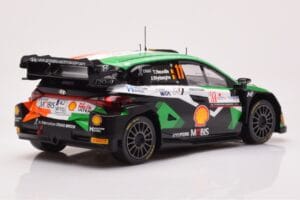 Hyundai i20 N Rally1 #11 T. Neuville / M. Wydaeghe Rally Croatia 2023 IXO 1:18 18RMC160A Metal - imagen 2 de 6