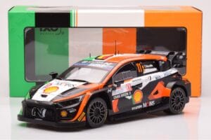 Hyundai i20 N Rally1 #11 T. Neuville / M. Wydaeghe Rally Croatia 2023 IXO 1:18 18RMC160A Metal - imagen 6 de 6