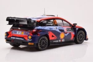 Hyundai i20 N Rally1 #11 T. Neuville / M. Wydaeghe Rally Monte Carlo 2023 IXO 1:18 18RMC153A Metal - imagen 2 de 6
