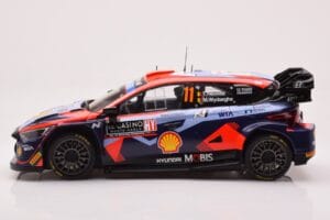 Hyundai i20 N Rally1 #11 T. Neuville / M. Wydaeghe Rally Monte Carlo 2023 IXO 1:18 18RMC153A Metal - imagen 3 de 6