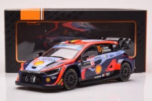 Hyundai i20 N Rally1 #11 T. Neuville / M. Wydaeghe Rally Monte Carlo 2023 IXO 1:18 18RMC153A Metal - imagen 6 de 6