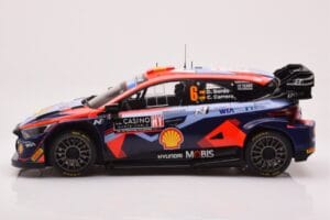 Hyundai i20 N Rally1 #6 D. Sordo / C. Carrera Rally Monte Carlo 2023 IXO 1:18 18RMC153B Metal - imagen 3 de 6