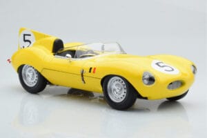 Jaguar D-Type #5 Ecurie Nationale Belge 24 Hours of Le Mans 1956 CMR 1:18 CMR143 Metal - imagen 4 de 6