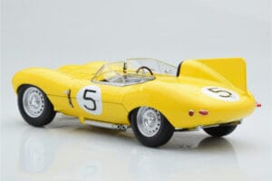 Jaguar D-Type #5 Ecurie Nationale Belge 24 Hours of Le Mans 1956 CMR 1:18 CMR143 Metal - imagen 5 de 6