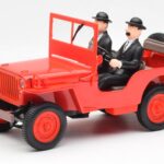 Jeep Willys Tintin 2 Figuras UT Models 1:18