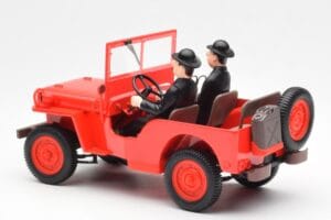 Jeep Willys Tintin 2 Figuras UT Models 1:18 180150000 Metal - imagen 5 de 6