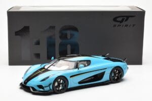 Koenigsegg Regera Baby Azul GT Spirit 1:18 GT881 Resina - imagen 6 de 6