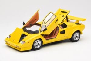 Lamborghini Countach LP 5000 Quattrovalvole Amarillo Kyosho 1:18 08320Y Metal - imagen 2 de 8