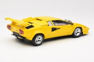 Lamborghini Countach LP 5000 Quattrovalvole Amarillo Kyosho 1:18 08320Y Metal - imagen 3 de 8