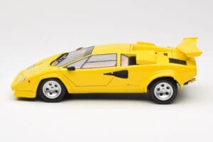 Lamborghini Countach LP 5000 Quattrovalvole Amarillo Kyosho 1:18 08320Y Metal - imagen 4 de 8