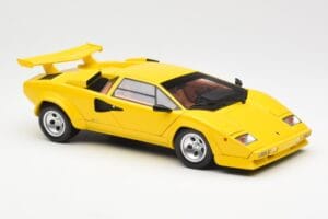 Lamborghini Countach LP 5000 Quattrovalvole Amarillo Kyosho 1:18 08320Y Metal - imagen 6 de 8