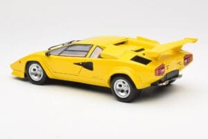Lamborghini Countach LP 5000 Quattrovalvole Amarillo Kyosho 1:18 08320Y Metal - imagen 7 de 8