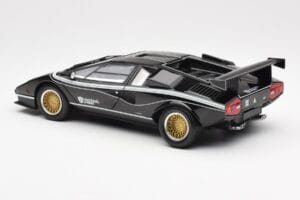 Lamborghini Countach LP 500R Negro Kyosho 1:18 08320C Metal - imagen 7 de 8