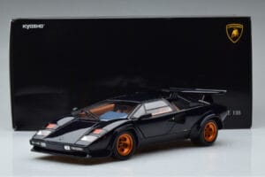 Lamborghini Countach LP500S Walter Wolf Azul Oscuro Kyosho 1:18 08320D Metal - imagen 11 de 11