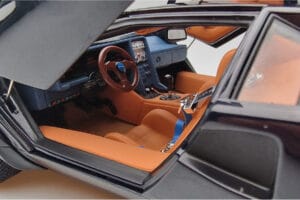 Lamborghini Countach LP500S Walter Wolf Azul Oscuro Kyosho 1:18 08320D Metal - imagen 9 de 11