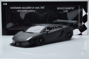 Lamborghini Gallardo LP600+ GT3 Negro Mate Minichamps 1:18 151111100 Metal - imagen 6 de 6