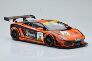 Lamborghini Gallardo LP600+ GT3 Rhinos Leipert Motorsport #12 A. Petrishin / D. Leiper ADAC GT Masters 2011 Minichamps 1:18 1 - imagen 4 de 6