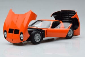 Lamborghini Miura SV Naranja AUTOart 1:18 74542 Metal - imagen 2 de 8