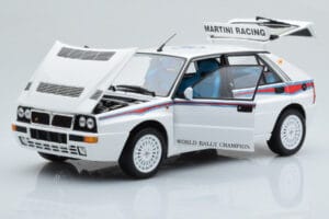 Lancia Delta HF Integrale 6 Blanco Kyosho 1:18 08344E Metal - imagen 2 de 8