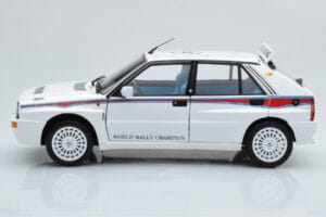 Lancia Delta HF Integrale 6 Blanco Kyosho 1:18 08344E Metal - imagen 5 de 8