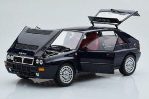 Lancia Delta HF Integrale Club Italia Azul Kyosho 1:18 08343SC Metal - imagen 2 de 8