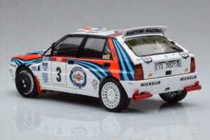 Lancia Delta HF Integrale Evoluzione #3 D. Auriol / B. Occelli Tour de Corse 1992 Kyosho 1:18 08348H Metal - imagen 6 de 9