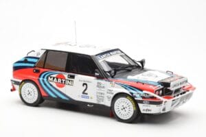 Lancia Delta Integrale 16V #2 M. Biasion / T. Siviero Rally Safari 1990 IXO 1:18 18RMC139A Metal - imagen 4 de 6