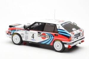 Lancia Delta Integrale 16V #4 A. Fiorio Rally Safari 1990 IXO 1:18 18RMC139B Metal - imagen 5 de 6