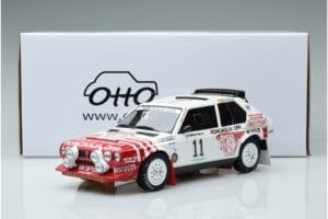 Lancia Delta S4 Group B #3 M. Alen / I. Kivimäki Olympus Rally 1986 Otto 1:18 OT976 Metal - imagen 6 de 6