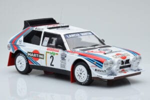 Lancia Delta S4 #2 M. Alen / I. Kivimaki Rally San Remo 1986 IXO 1:18 18RMC130A Metal - imagen 4 de 6