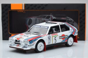 Lancia Delta S4 #5 M. Biasion / T. Siviero Rally San Remo 1986 IXO 1:18 18RMC130B Metal - imagen 6 de 6