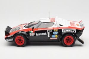 Lancia Stratos HF #1 Hunsruck Rally 1978 Kyosho 1:18 08130D Metal - imagen 4 de 8