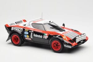 Lancia Stratos HF #1 Hunsruck Rally 1978 Kyosho 1:18 08130D Metal - imagen 6 de 8