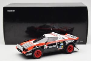 Lancia Stratos HF #1 Hunsruck Rally 1978 Kyosho 1:18 08130D Metal - imagen 8 de 8