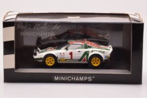 Lancia Stratos #1 S. Munari / S. Maiga Rally Monte Carlo 1977 Minichamps 1:43 430771201 Metal - imagen 4 de 4