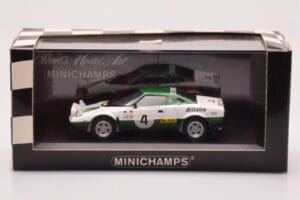 Lancia Stratos Alitalia #4 B. Waldegaard / H. Thorzelius Winner Rally Sweden 1975 Minichamps 1:43 430751204 Metal - imagen 4 de 4