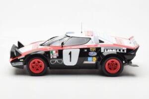 Lancia Stratos HF #1 Lancia Pirelli W. Rohrl / C. Geistdorfer Winners Dynabit Saarland Rallye 1978 Minichamps 1:18 155781701  - imagen 3 de 6