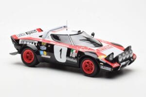 Lancia Stratos HF #1 Lancia Pirelli W. Rohrl / C. Geistdorfer Winners Dynabit Saarland Rallye 1978 Minichamps 1:18 155781701  - imagen 4 de 6