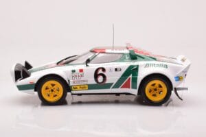 Lancia Stratos HF #6 B. Waldegård / H. Thorszelius Rally Monte Carlo 1976 IXO 1:18 18RMC162B Metal - imagen 3 de 6