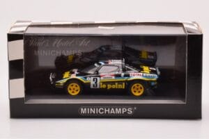 Lancia Stratos Le Point #3 B. Darniche / A. Mahe Tour de France 1980 Minichamps 1:43 430801201 Metal - imagen 4 de 4