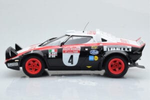 Lancia Stratos Pirelli #4 M. Alen / I. Kivimaki Winners Rally Sanremo 1978 Minichamps 1:18 155781704 Metal - imagen 3 de 6
