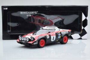 Lancia Stratos Pirelli #4 M. Alen / I. Kivimaki Winners Rally Sanremo 1978 Minichamps 1:18 155781704 Metal - imagen 6 de 6