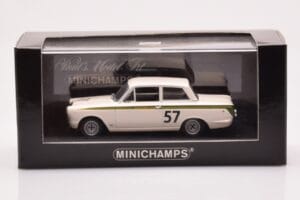 Lotus Cortina Mk1 #57 J. Clark Crystal Palace Winner 1964 Minichamps 1:43 400648257 Metal - imagen 4 de 4